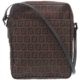 Fendi brown cloth handbag