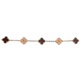 Van Cleef & Arpels alhambra  pink gold bracelets