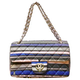 Chanel timeless/classique multicolour cloth handbag
