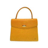 Louis Vuitton malesherbes yellow leather handbag