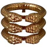 Repossi metallic pink gold rings