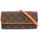 Louis Vuitton papillon brown cloth handbag