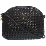 Bally black leather handbag