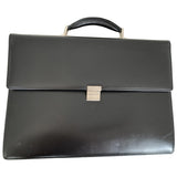 Montblanc black leather bag