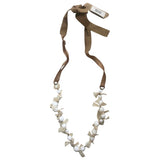 Prada white pearls necklaces