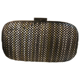 Anya Hindmarch multicolour cloth clutch bag