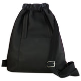 Maison Martin Margiela black leather backpacks
