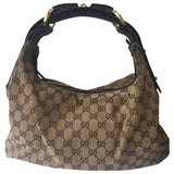 Gucci hobo beige cloth handbag
