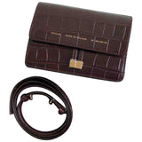 Chylak burgundy leather handbag