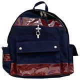 Raf Simons navy cloth bag