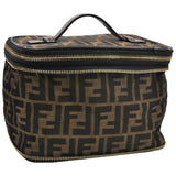 Fendi brown cloth travel bag