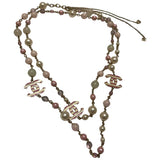 Chanel cc multicolour pearls necklaces