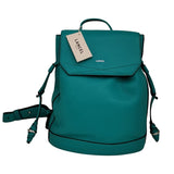Lancel huit turquoise leather backpacks