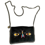 Stella Mccartney falabella multicolour suede handbag
