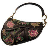 Dior saddle multicolour leather handbag