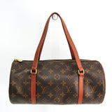 Louis Vuitton papillon brown cloth handbag