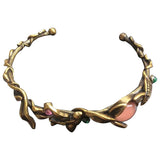 Dior bois de rose gold metal bracelets