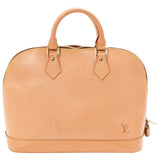 Louis Vuitton alma beige leather handbag