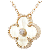 Van Cleef & Arpels alhambra gold yellow gold necklaces
