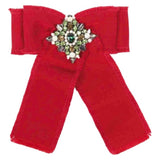 Gucci red cloth pins & brooches