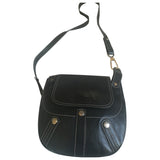 Longchamp balzane black leather handbag