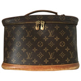 Louis Vuitton camel cloth travel bag