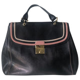 Marc Jacobs black leather handbag