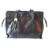 Sonia Rykiel black leather handbag