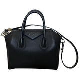 Givenchy antigona black leather handbag