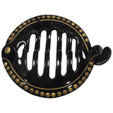 Fendi black plastic hair accessories