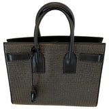 Saint Laurent sac de jour black leather handbag