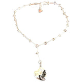 Guess silver metal necklaces