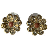 Chanel gold steel earrings