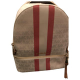 Michael Kors rhea beige cloth backpacks