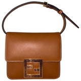 Fendi brown leather handbag