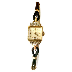 Longines gold yellow gold watch