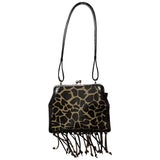 Fendi brown pony-style calfskin handbag