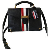 Thom Browne black leather handbag