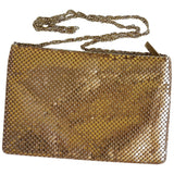 Paco Rabanne gold metal handbag