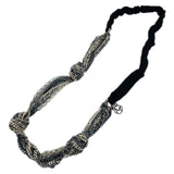 Maison Michel black metal hair accessories
