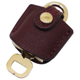 Louis Vuitton cadenas burgundy steel bag charms