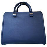 Victoria Beckham navy leather handbag