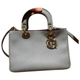 Dior diorissimo grey leather handbag
