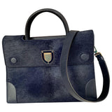 Dior diorever navy pony-style calfskin handbag