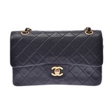 Chanel timeless/classique black leather handbag