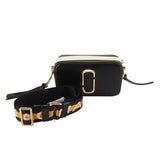 Marc Jacobs snapshot black leather handbag