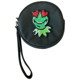 Sandro black polyester handbag