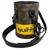 Louis Vuitton chalk nano brown cloth bag