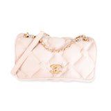 Chanel pink leather handbag