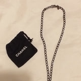 Chanel cc multicolour steel necklaces